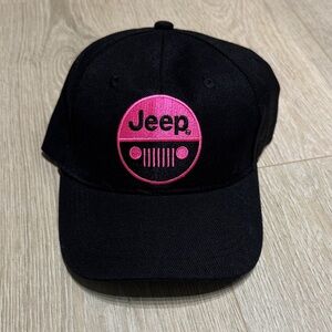 Black and Pink Jeep Hat